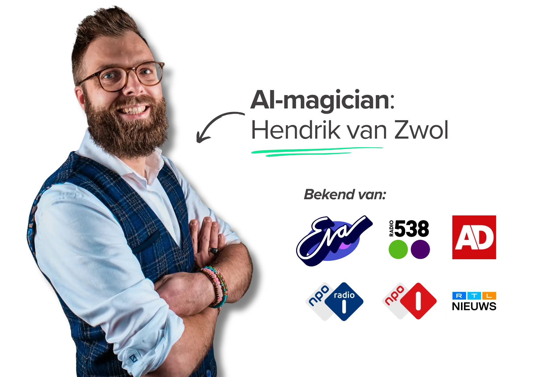 AI-Lezing van AI Magician Hendrik van Zwol