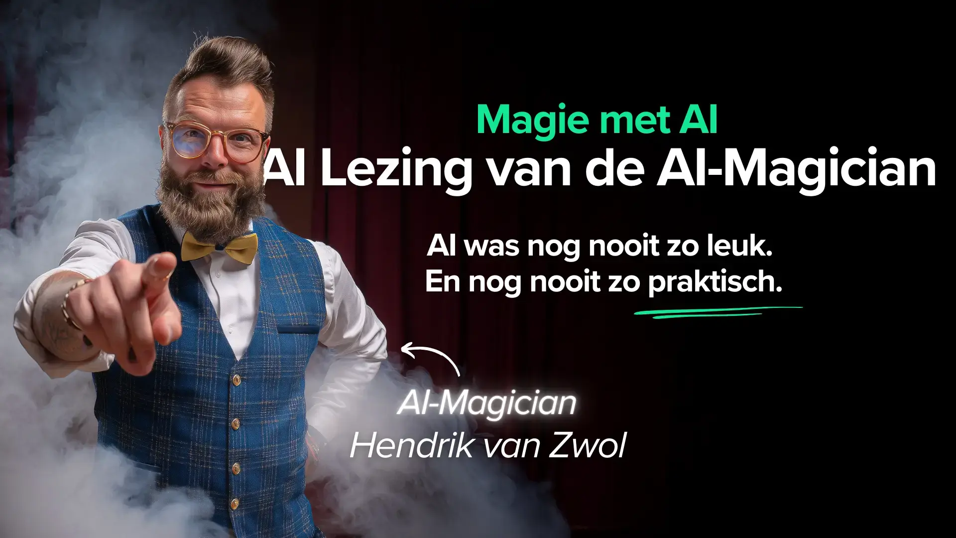 Magie met AI - AI Lezing van hendrik van zwol