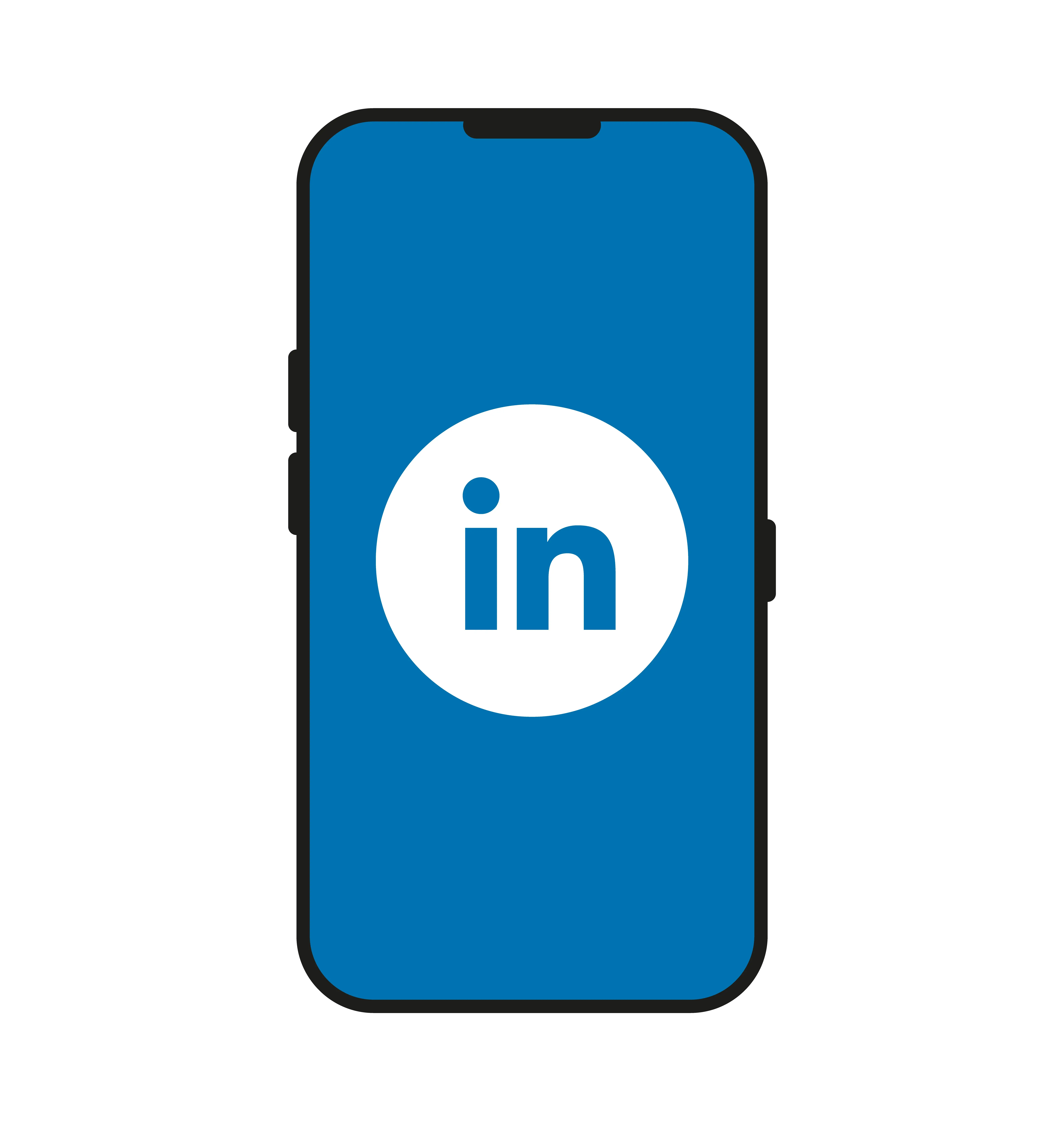 linkedin op telefoon