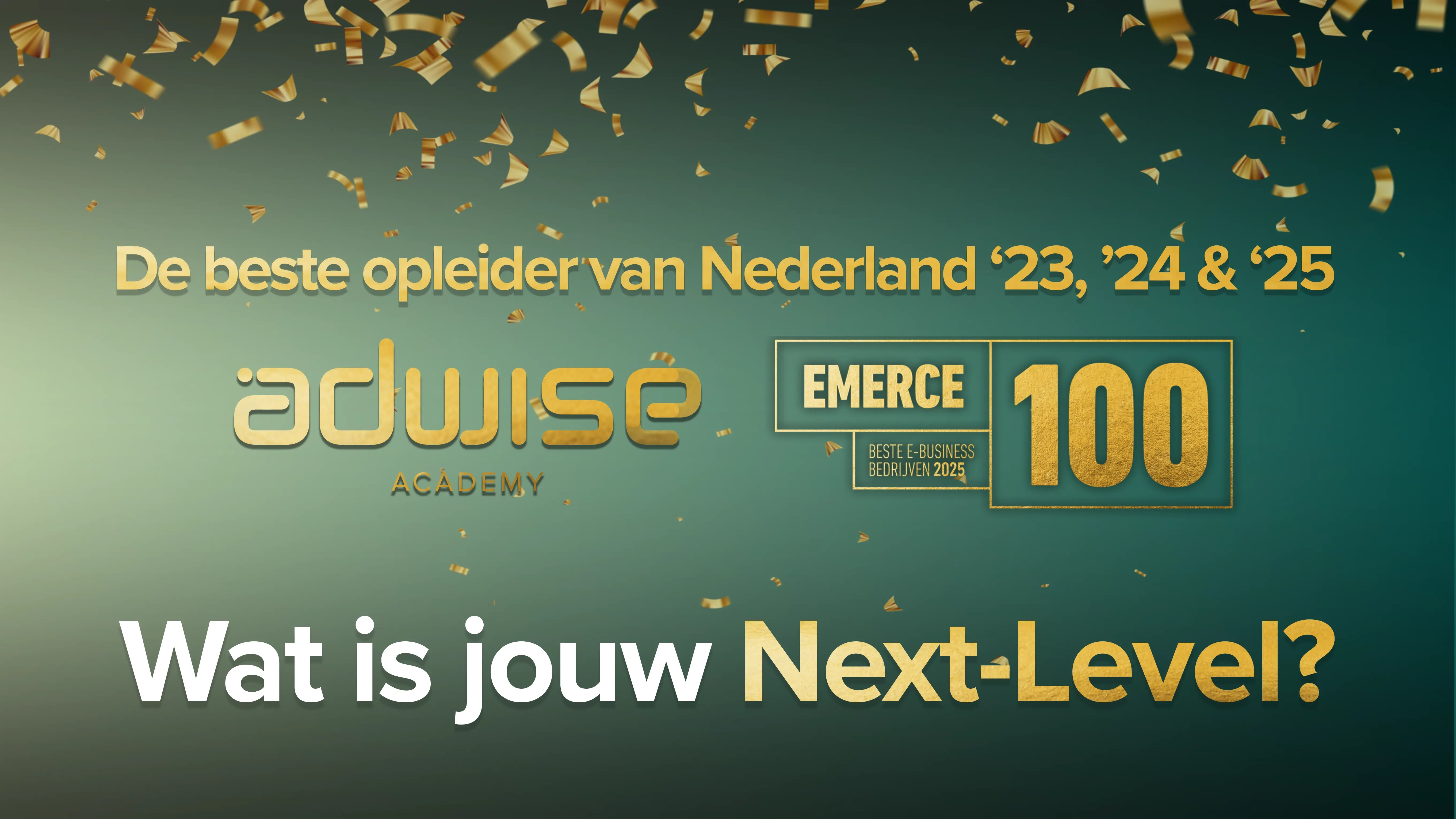 Adwise Academy voor het derde jaar op rij beste opleider in de Emerce100!